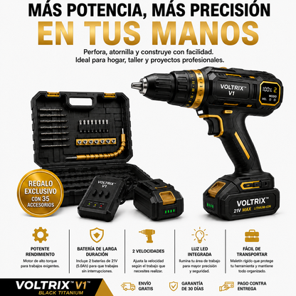 VOLTRIX™ V1 BLACK TITANIUM